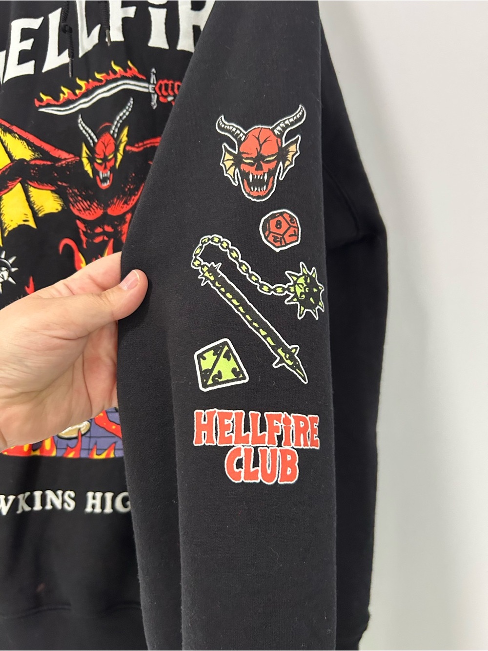 Stranger Things Hellfire Club hoodie - Picture 3 of 8